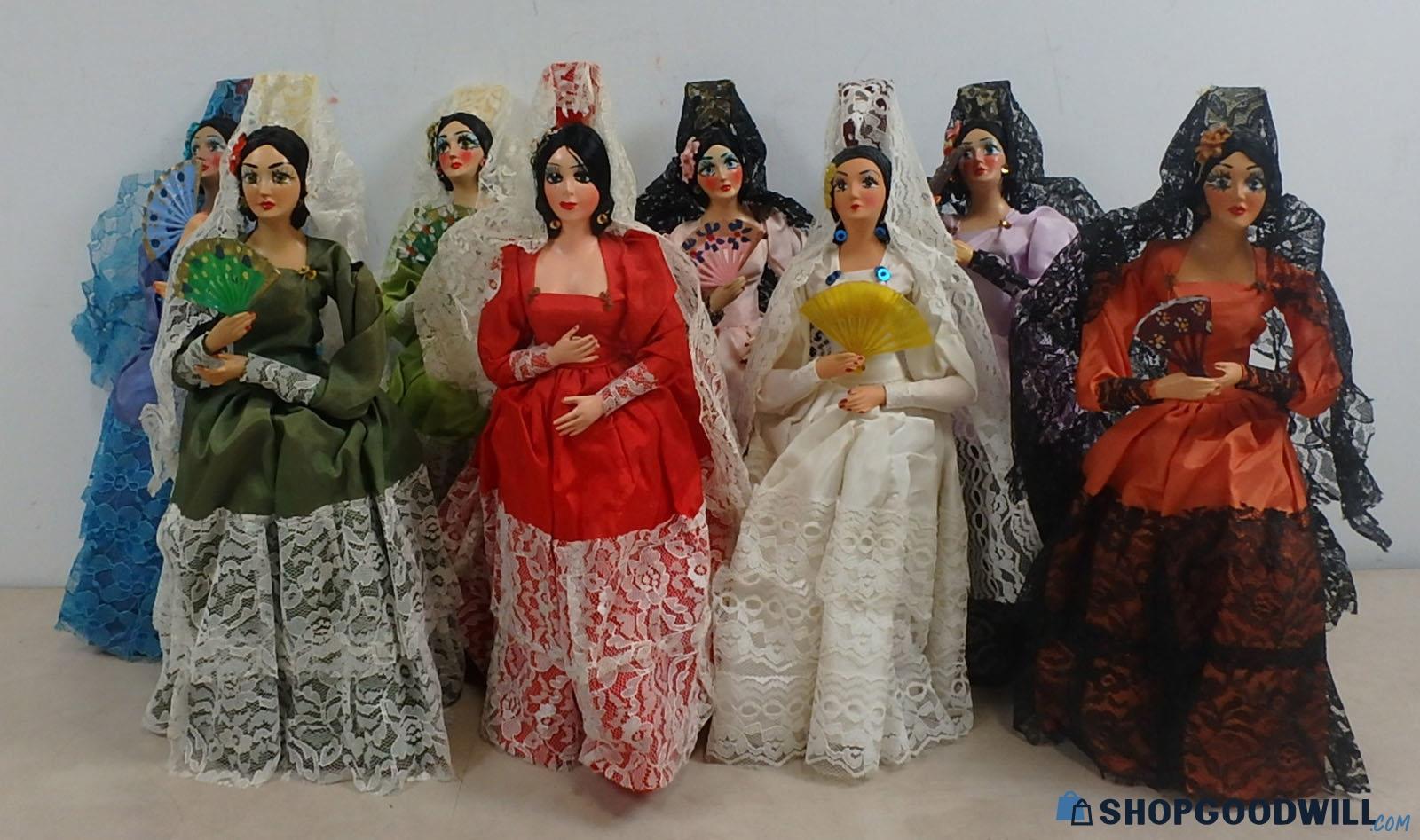 Grab Bag of Vintage Munecos Carselle 12 Inch Senorita Dolls in ...