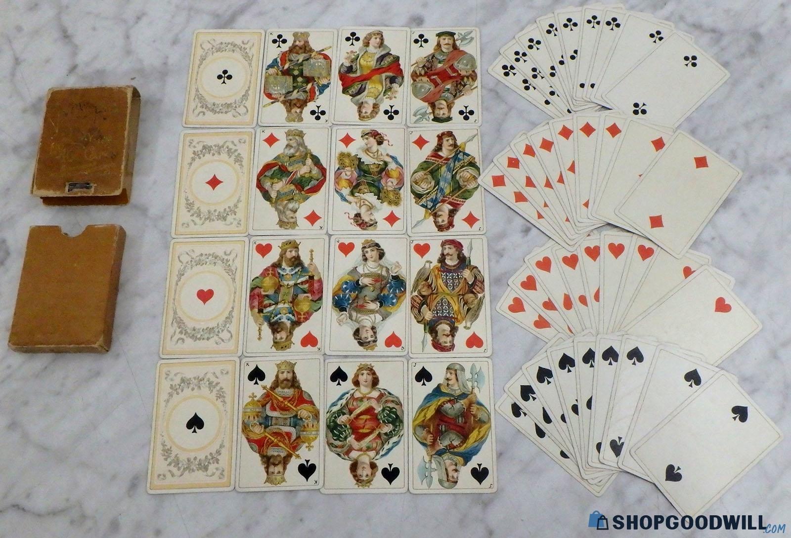 Antique New-Era Playing Card Deck No. 46 (c)1896 - Complete Deck of 52 ...