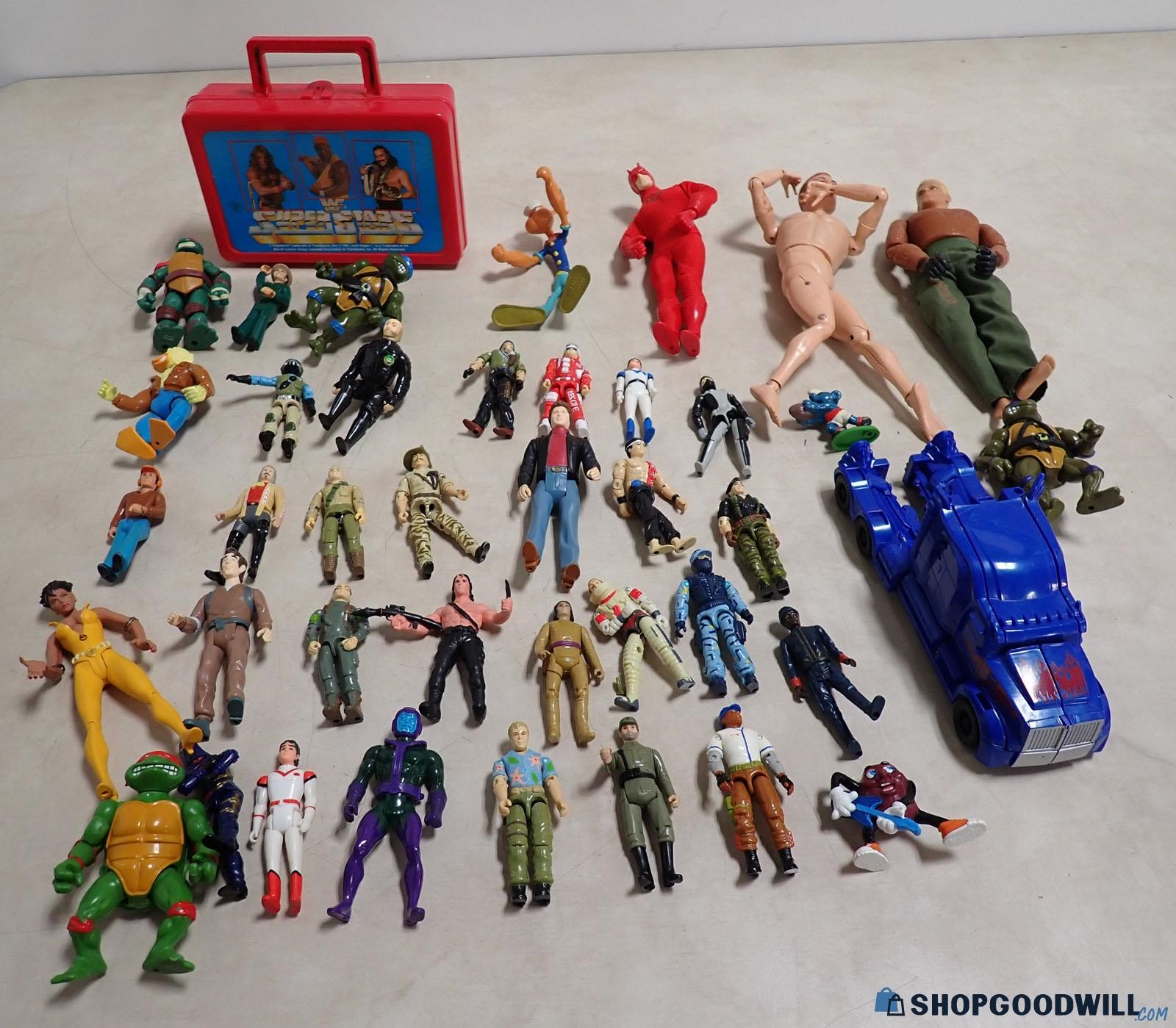 Grab Bag Of Assorted Vintage Action Figures Toys - Shopgoodwill.com