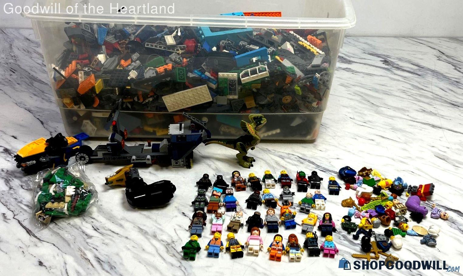 Grab Bag Legos Building Bricks And 33+ Minifigures - 15.9 Pounds ...