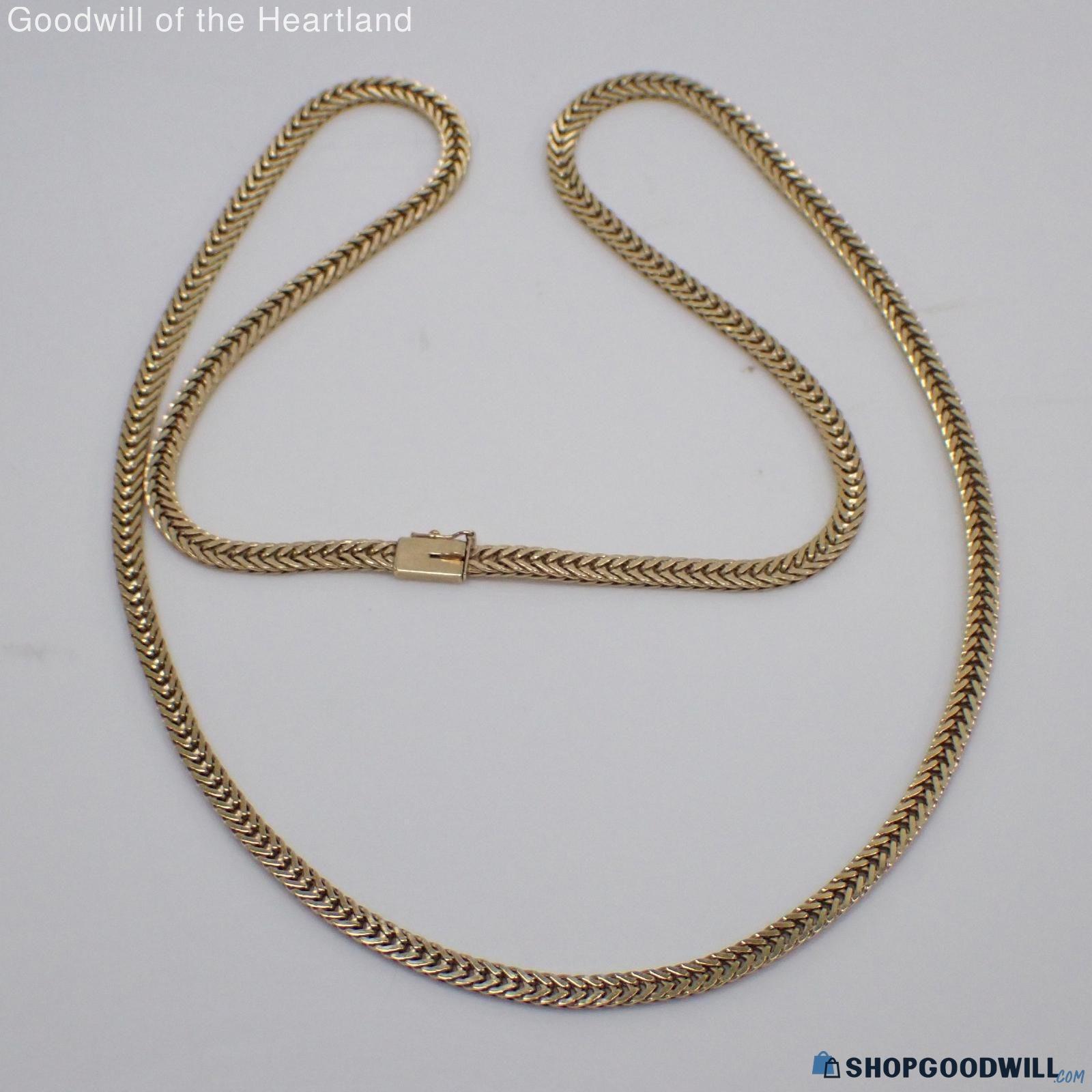 Handsome 14k Gold Necklace/chain | ShopGoodwill.com