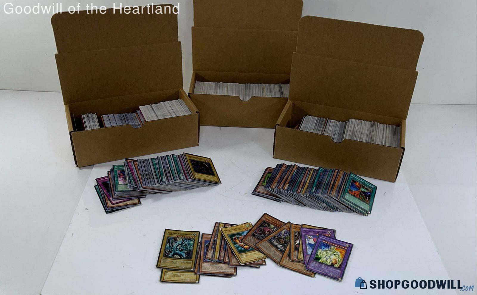 Collection Of Yu-gi-oh Cards With Blue Eyed White Dragon Card ...