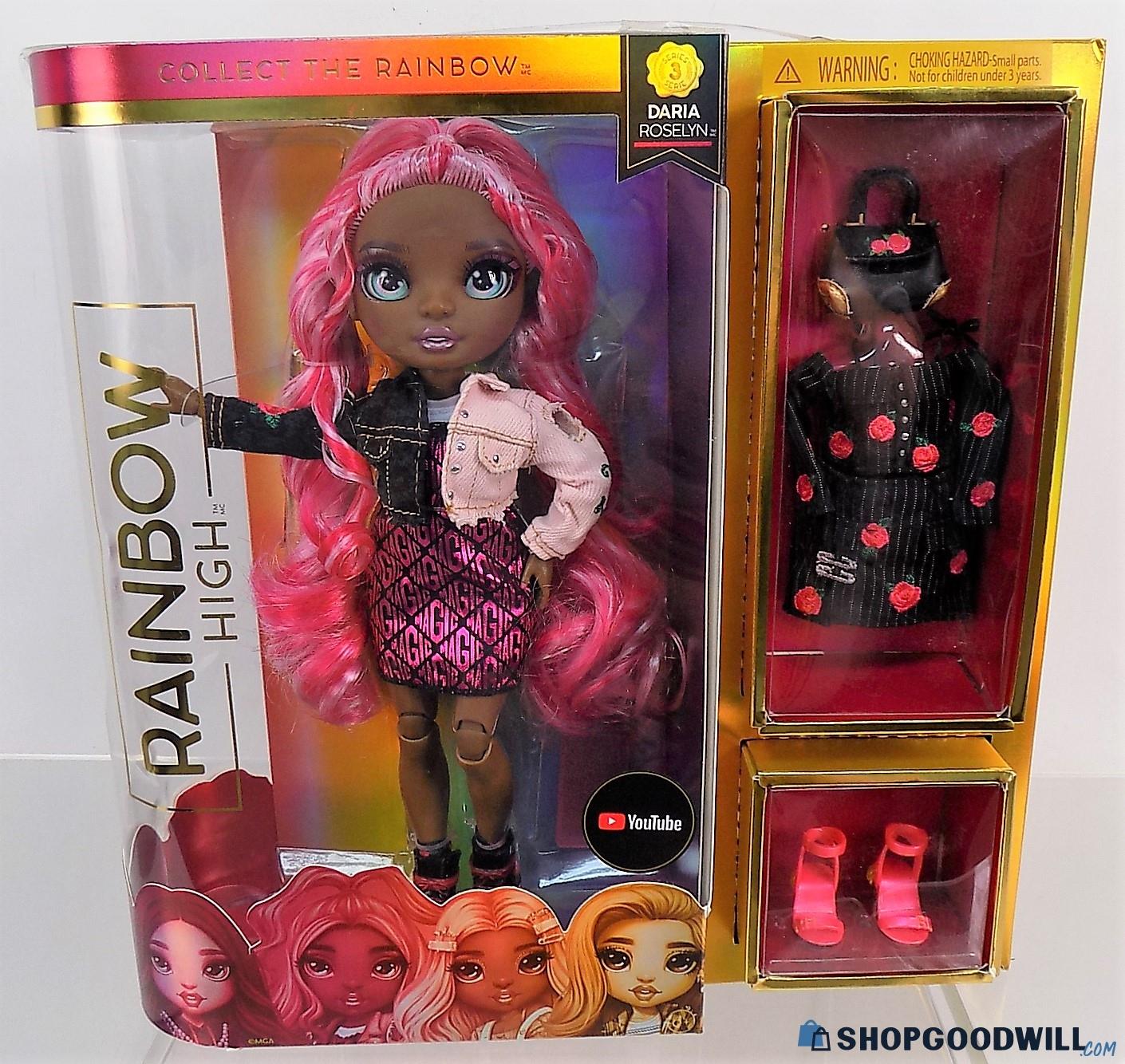 NIB NEW Fashion Rainbow High Doll Series 3 Daria Roselyn Collect the ...