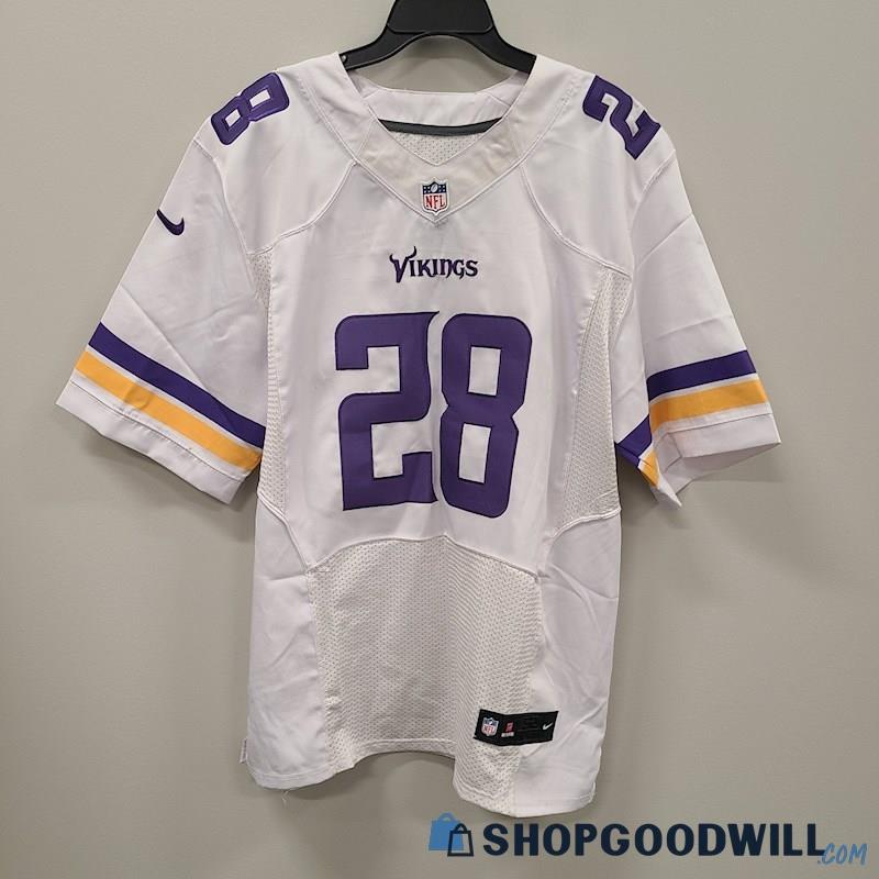 Nike Nfl Minnesota Viking Adrian Peterson #28 Stitched Jersey - Size 52 ...