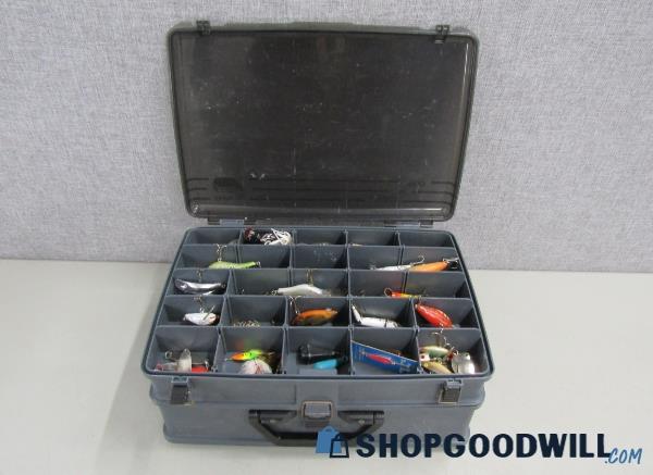 Plano Over and Under Tackle Box with Fishing Lures, Other Fishing ...