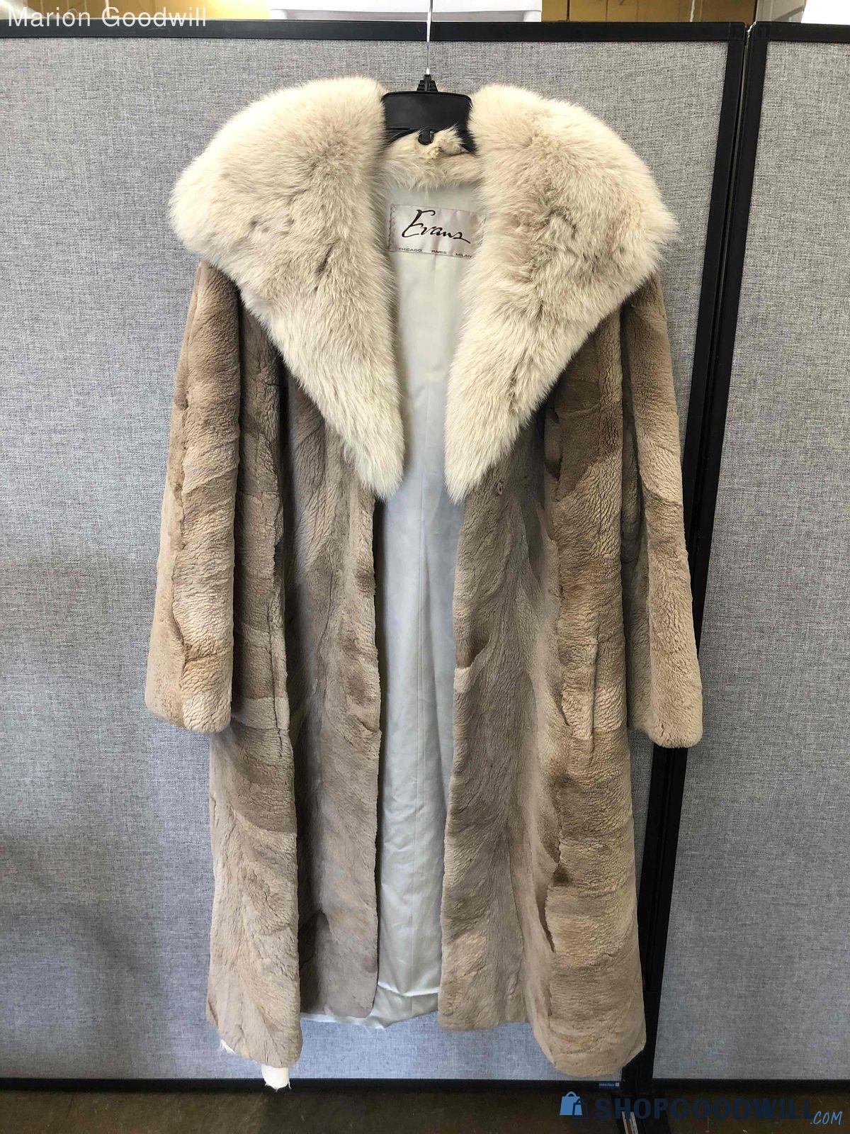 Vintage Evans Fur Coat Women's - shopgoodwill.com