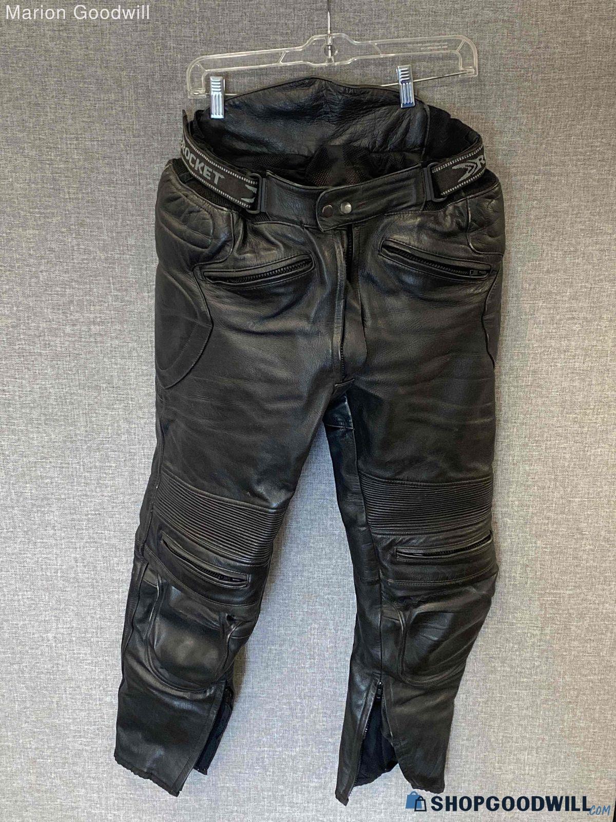 Joe Rocket Leather Riding Pants Size 30 - shopgoodwill.com