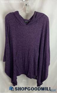 Lane Bryant Women's Heather Purple Pullover Sweater - Sz 22