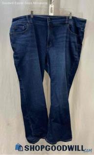 Lane Bryant Women's Dark Blue Bootcut Jeans - Sz 24