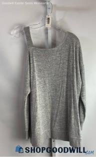 Chico's Women's Gray Off Shoulder Shirt - Sz M