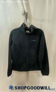 Columbia Women's Black Full Zip Sweater - Sz M