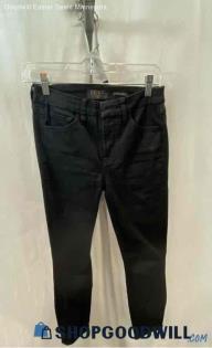 7 For All Mankind Women's Black Ankle Skinny Jeans - Sz 2