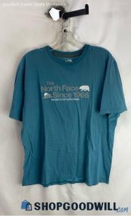 The North Face Men's Blue Graphic Shirt - Sz L