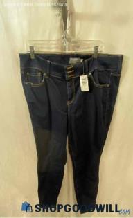 Torrid Women's Dark Blue Ankle Jeggings - Sz 20