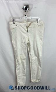 Michael Kors Women's White Skinny Ankle Jean - Sz 8