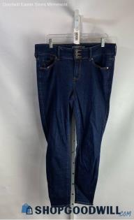 Torrid Women's Dark Wash Blue High-Rise Skinny Jeans - Sz 12