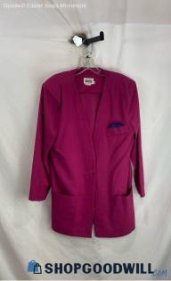 Leslie Fay Women's Hot Pink Coat - Sz 16