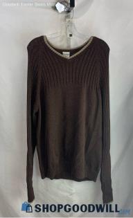 Columbia Women's Brown Knit Cotton Sweater - Sz XL