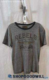 Lucky Brand Men's Gray Graphic T-Shirt - Sz PS