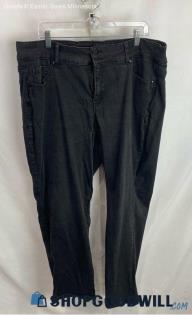 Lane Bryant Women's Dark Gray Straight Leg Jean - Sz 22