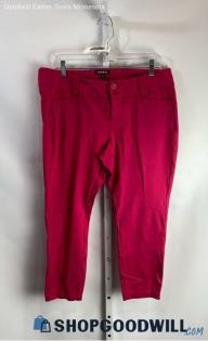 Torrid Women's Pink Cropped Jeans - Sz 12