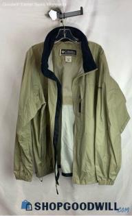 Columbia Men's Beige Windbreaker Jacket - Sz XLT