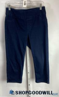 Chico's Women's Blue Cropped Jeggings - Sz S