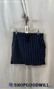 Athleta Women's Blue/White Striped Skort - Sz 2