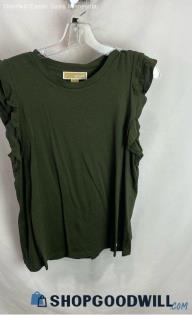 Michael Kors Women's Army Green Tank Blouse - Sz M