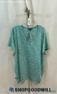 NWT Lane Bryant Women's Heather Mint Blue T-Shirt - Sz 22