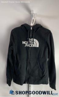 The North Face Women's Black Zip Up Hoodie - Sz M