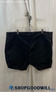 Torrid Women's Black Stretch Twill Cuffed Short - Sz 14