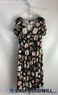 Torrid Women's Black Floral Dress