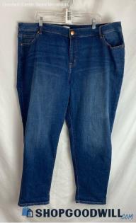 Lane Bryant Women's Blue Wash Straight Leg Jean - Sz 20