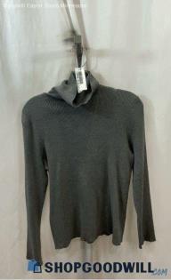 Chico's Women's Heather Gray Turtleneck Sweater - Sz L