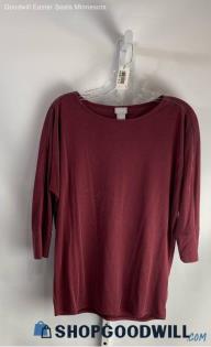 Chico's Men's Red Long Sleeve Shirt - Sz M