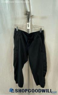 Athleta Women's Black Lightweight Pull-On Tech Capris - Sz 10