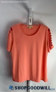 Michael Kors Women's Pink Blouse - Sz L