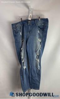 Torrid Women's Blue Distressed Jeans - Sz 20