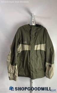 Columbia Men's Army Green Full Zip Tech Lightweight Jacket - Sz L