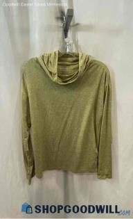 Athleta Women's Brown/Yellow Pullover Hoodie - Sz L