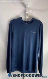 Columbia Men's Blue Light Pullover Hoodie - Sz M