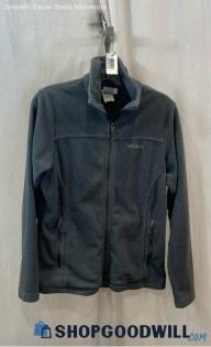 Columbia Women's Graphite Gray Fleece Full Zip Sweatshirt - Sz S