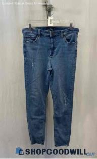 Lucky Brand Women's Blue Light Washed High-Rise Skinny Jeans - Sz 12