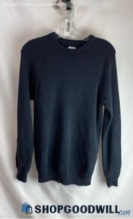 Zara Women's Navy Knit Sweater - Sz S