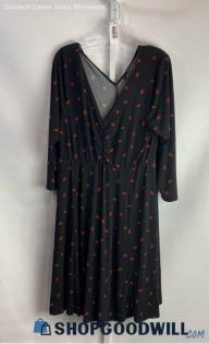 Torrid Women's Black V-Neck Shirt Dress - Sz 2