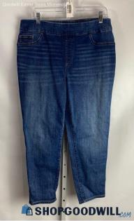 Chico's Women's Blue Ankle Jeggings - Sz 12