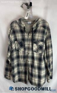 Columbia Men's Gray Plaid Cotton Long Sleeve - Sz 2X