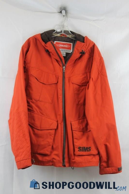 SIMS Mens Red Utility Jacket Sz S