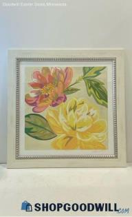 "Modern Chintz, II" Chariklia Zarris Signed Matted & Framed Floral Print 201/950